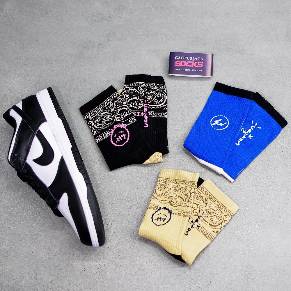 Travis Scott Socks | Travis Socks Combo Pack of 3 | Kicks Machine