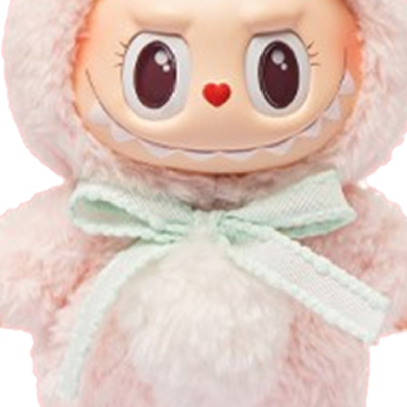 POP MART Labubu Mokoko Close To Sweet Vinyl Plush Pendant