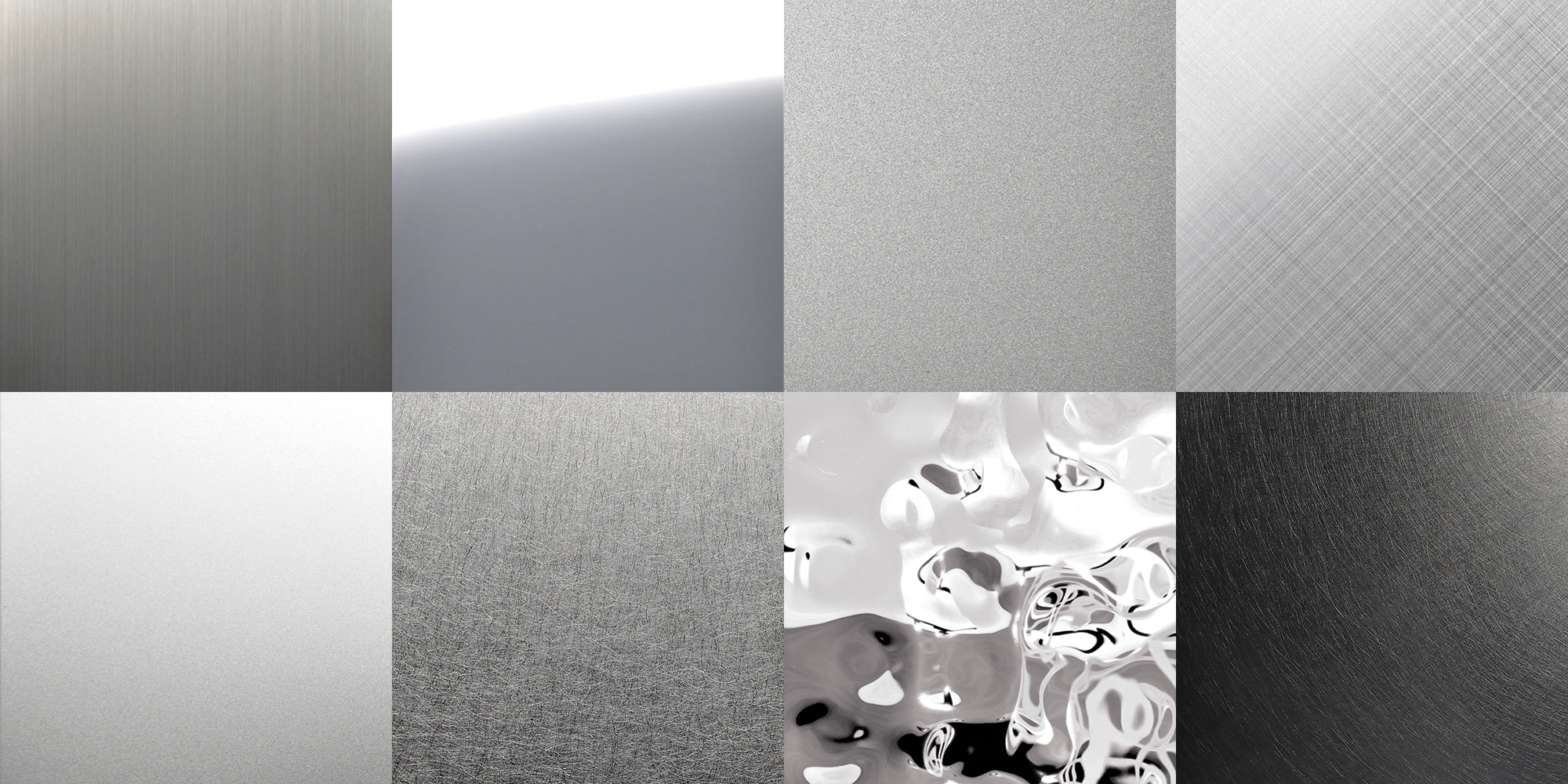 SUS金属仕上ラインアップ | オーダー金属建材の菊川工業