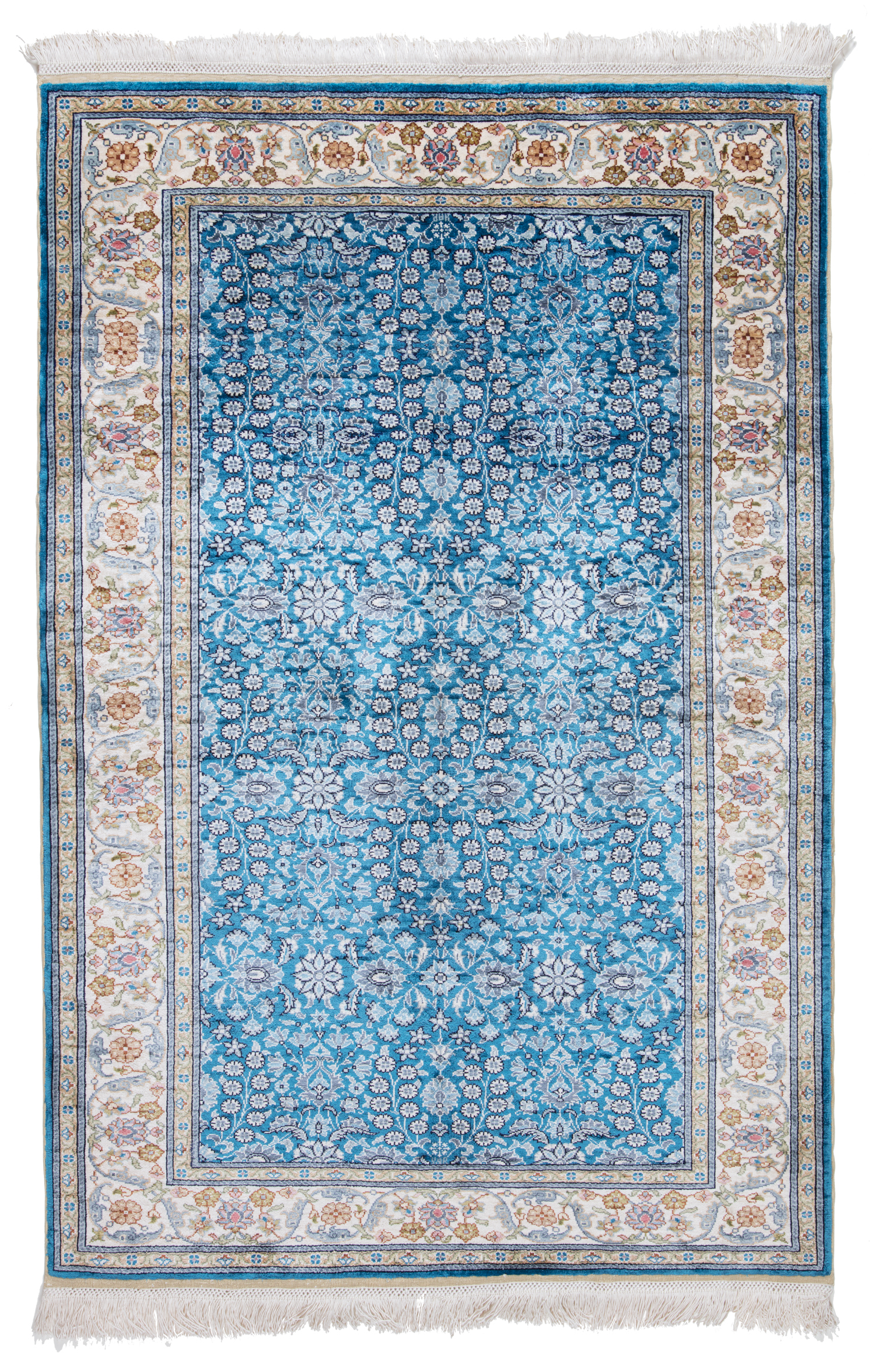 青山キリムハウス カイセリシルク絨毯 C28113