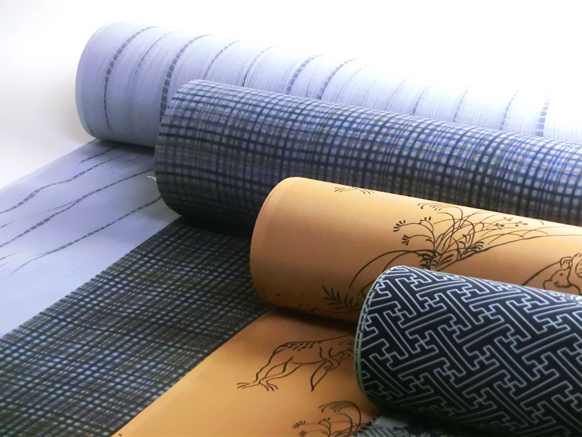 反物 男襦袢 「伊達小紋」吉祥柄ブランド | 京都きもの工房