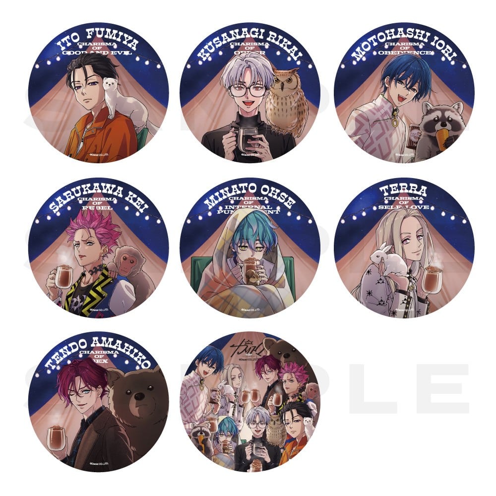 トレーディング缶バッジ ジャンボリーツアーver．(全8種) カリスマ