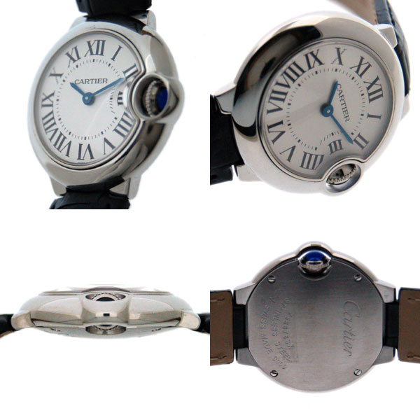 カルティエ CARTIER バロンブルー SS/SM レディース W69018Z4 クォーツ