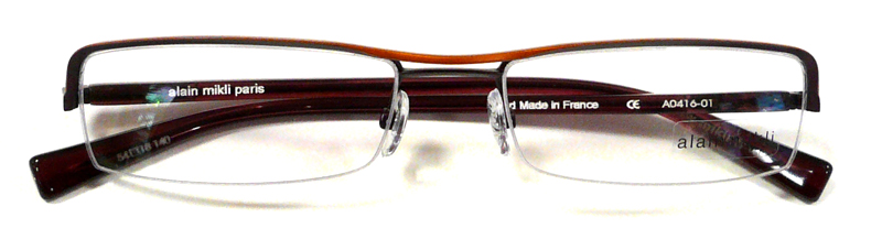 alain mikli アランミクリメガネフレーム A00416 カラー0001