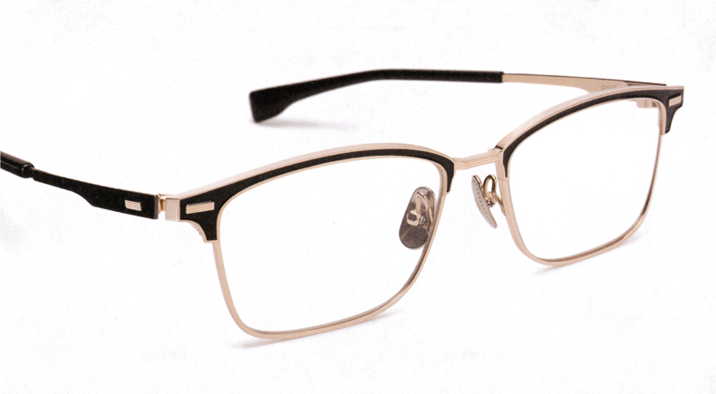 フォーナインズメガネメタルフレームS-916T カラー2 シルバー(ブラック