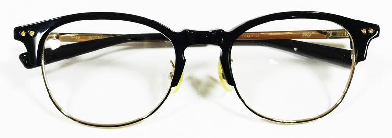 999'9フォーナインズ メガネミックスフレームM-55 カラー9001 ブラック