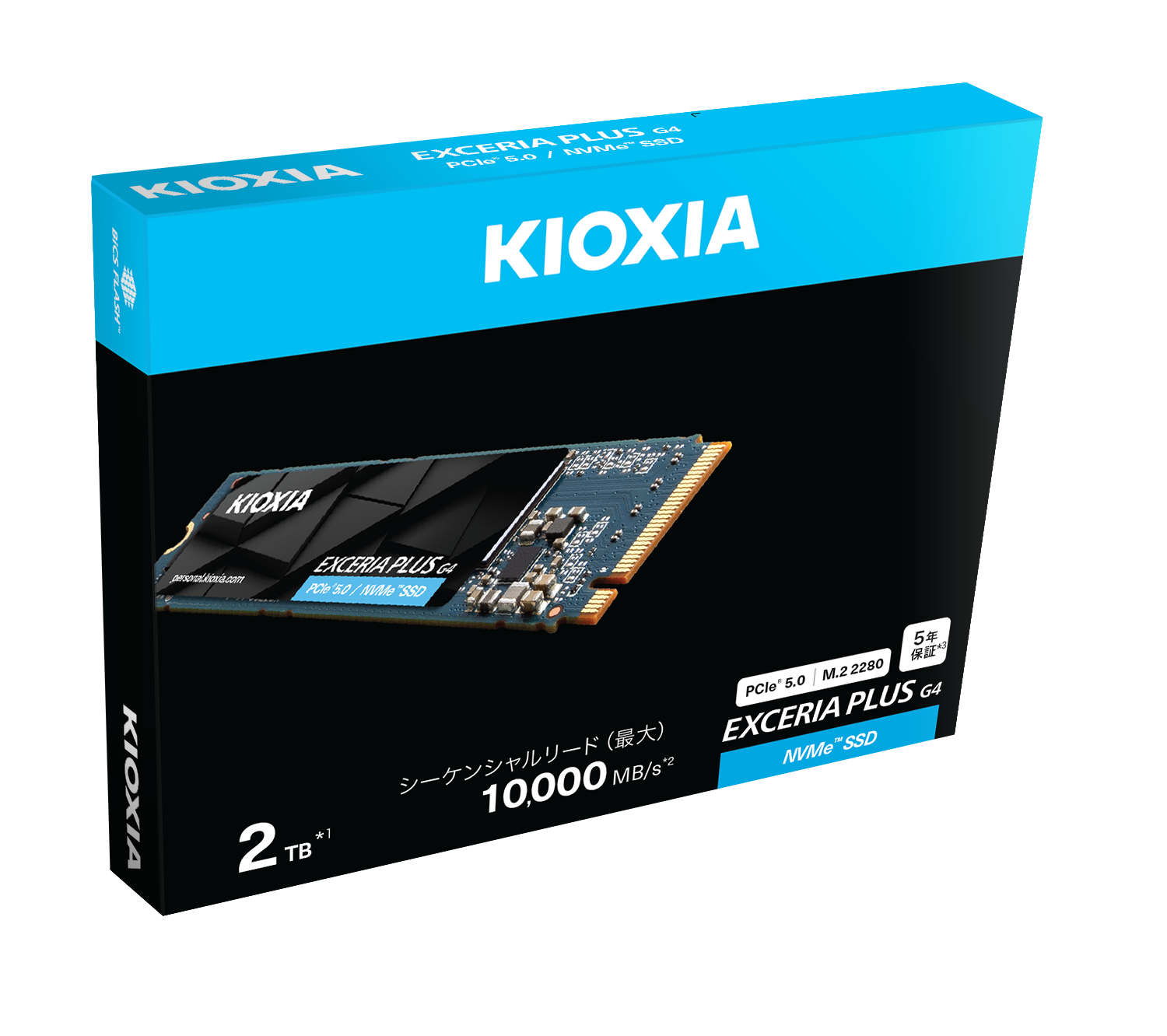 グラフィックボード・グラボ・ビデオカード KIOXIA G4 NVMe SSD 1TB