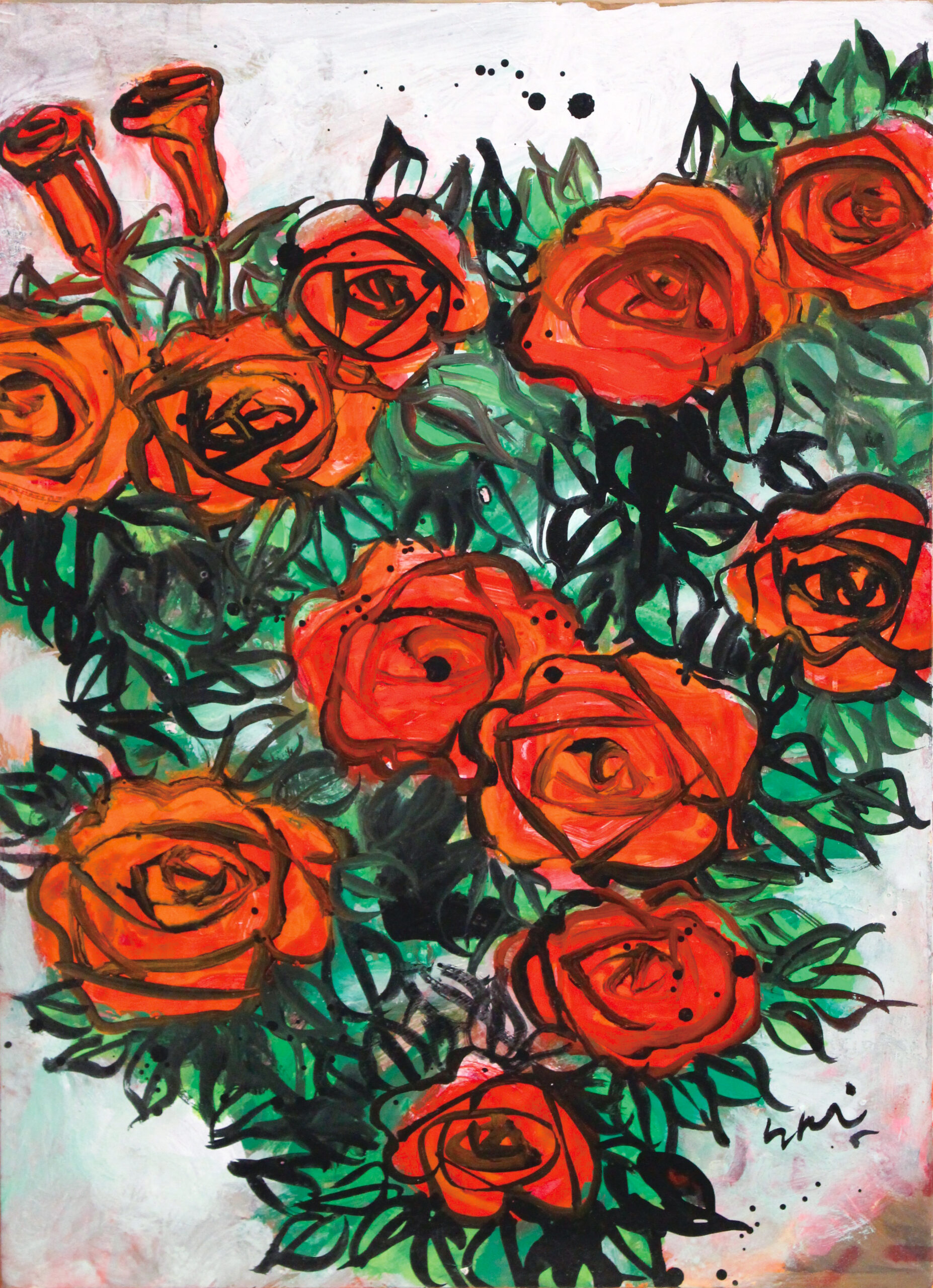 静物（花） – 兵庫県西脇市 画家 来住しげ樹 デジタルミュージアム