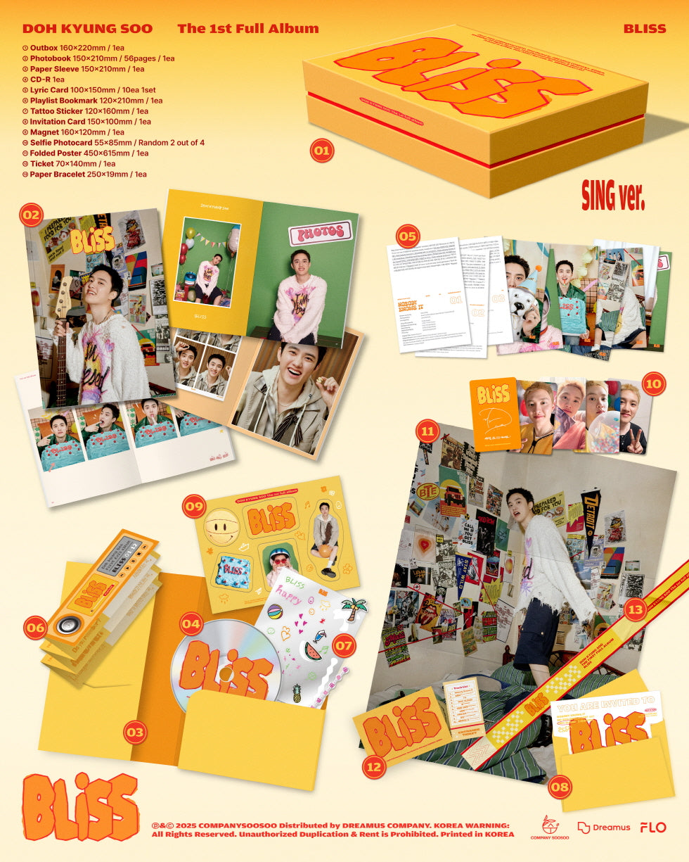 D.O. Doh Kyung Soo (EXO) - The 1st Full Album [BLISS] (2 Versions