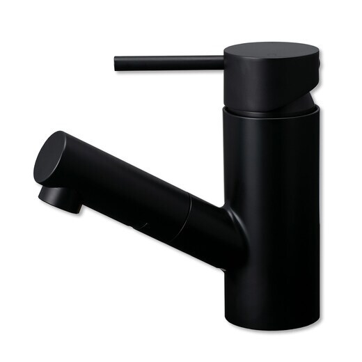 ボトリー引出式混合水栓 マットブラック」TA05329｜miratap