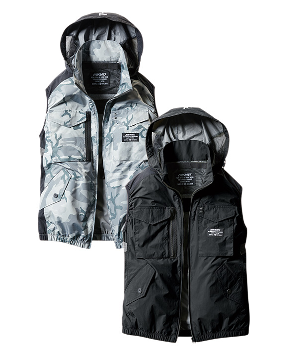 OUTLET】限定価格!!BURTLE 空調服 AIR CRAFT ベスト(単品) AC1154