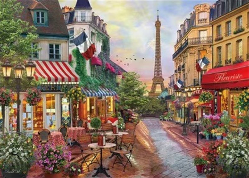 □2000スモールピースジグソーパズル 魅惑のパリ エポック社 54-213