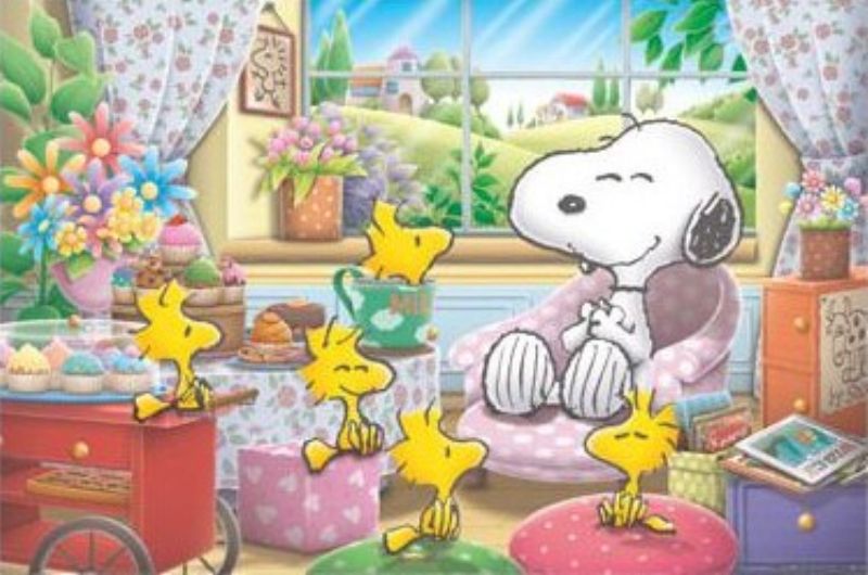スヌーピー ピーナッツ 1000ピース ジグソーパズル お部屋でパーティー