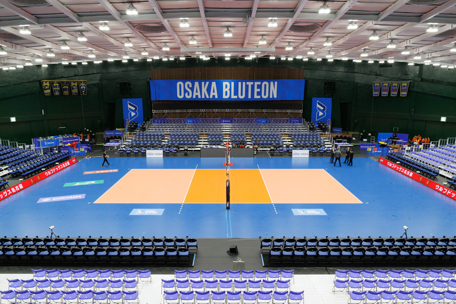 大阪ブルテオン「クリヤマジャパン(株)プレゼンツマッチ」開催の