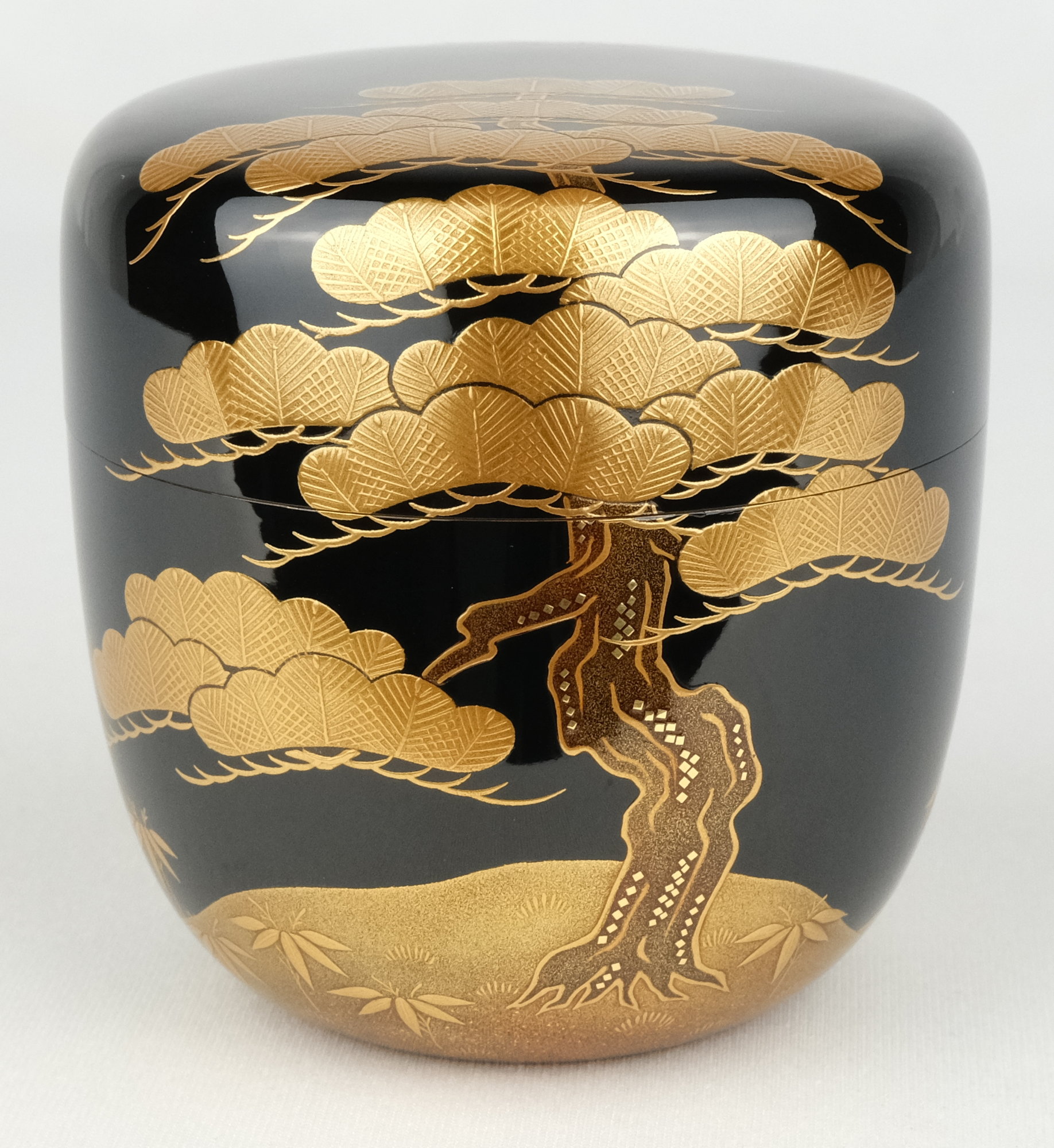 栗山園オンライン通販部 / 【出物】 松マキエ大棗 祥古 而妙斎書付