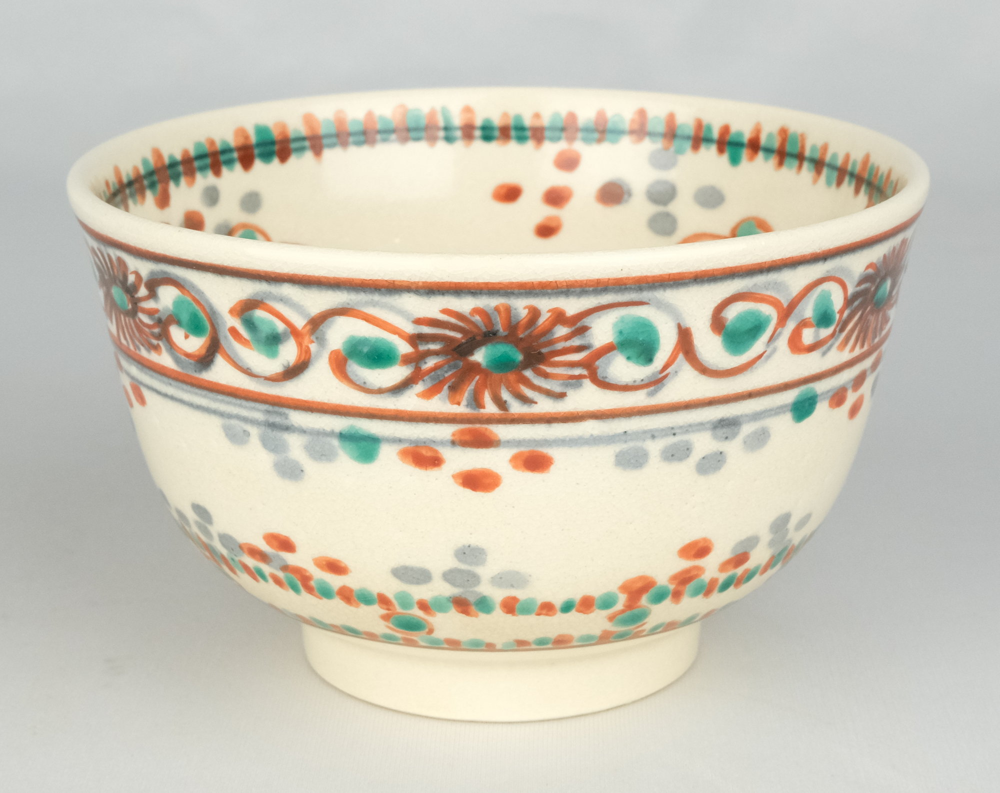 栗山園オンライン通販部 / 【出物】 紅安南写茶碗 16代永楽善五郎(即全)