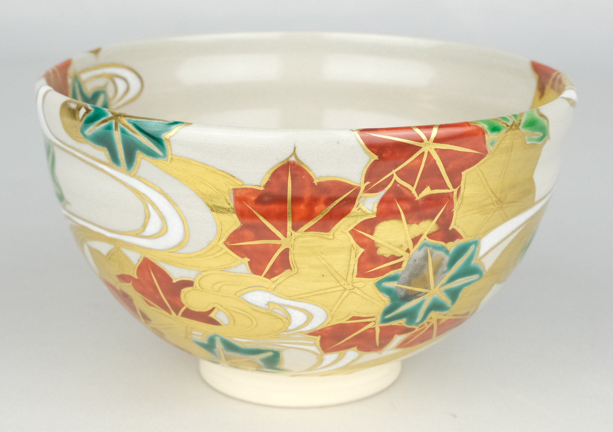 栗山園オンライン通販部 / 【出物】 仁清写竜田川茶碗 宮川香雲