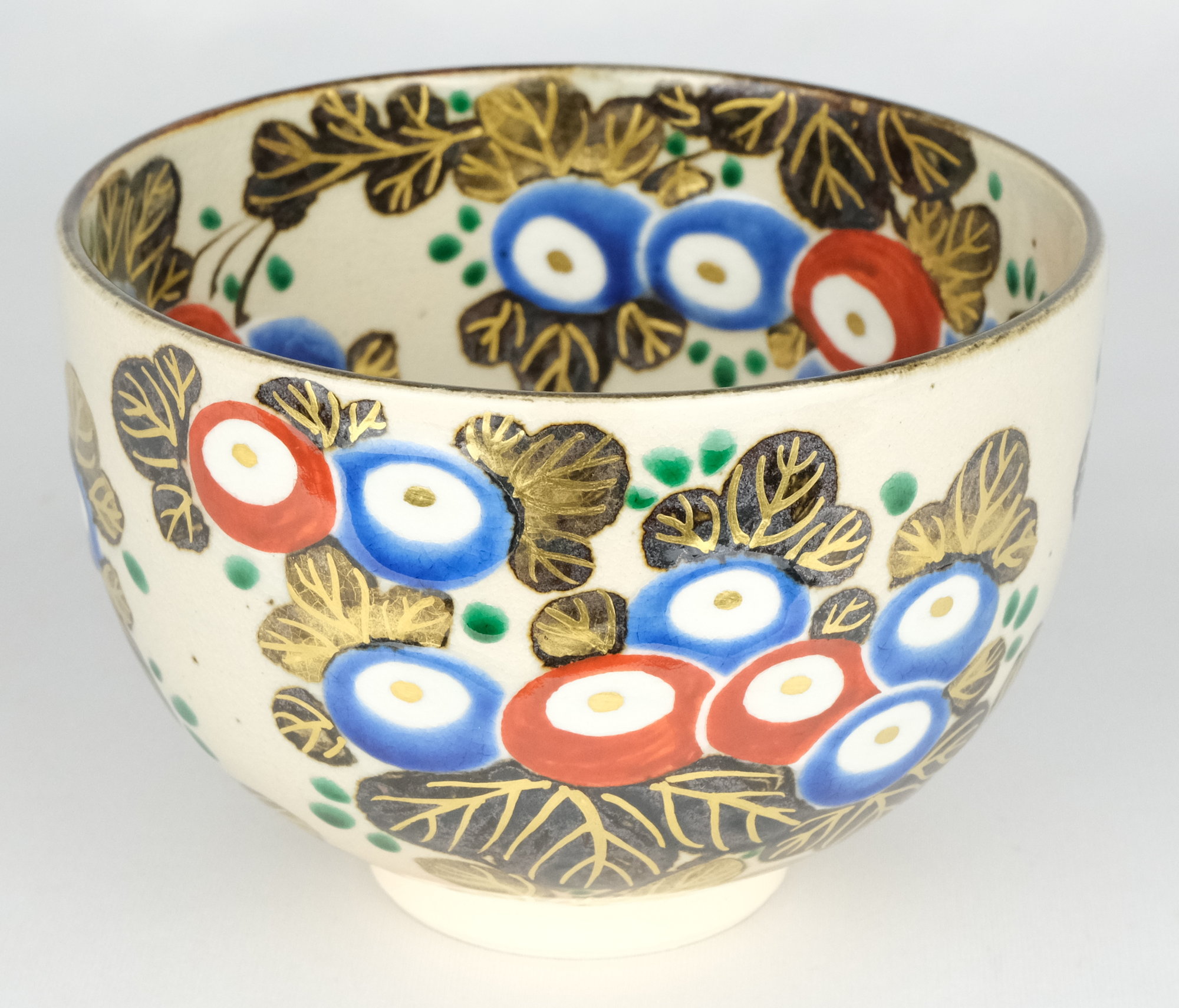 栗山園オンライン通販部 / 【出物】 色絵菊之図茶碗 8代高橋道八