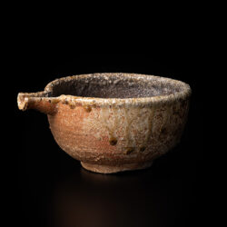 辻清明 信楽板皿 銘「日の出」 | しぶや黒田陶苑