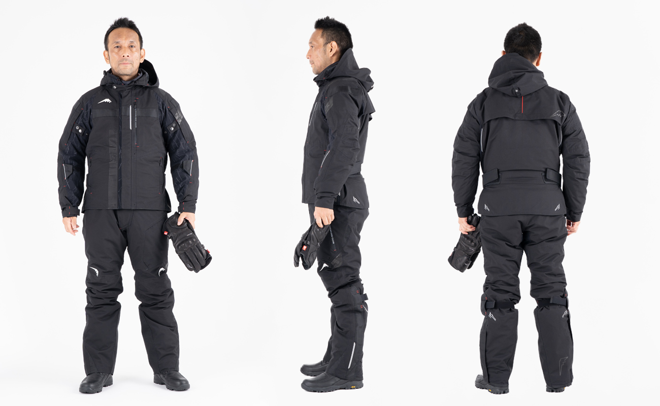 クシタニアロフトフードジャケット バイクウエア 紺色 アロフトフード