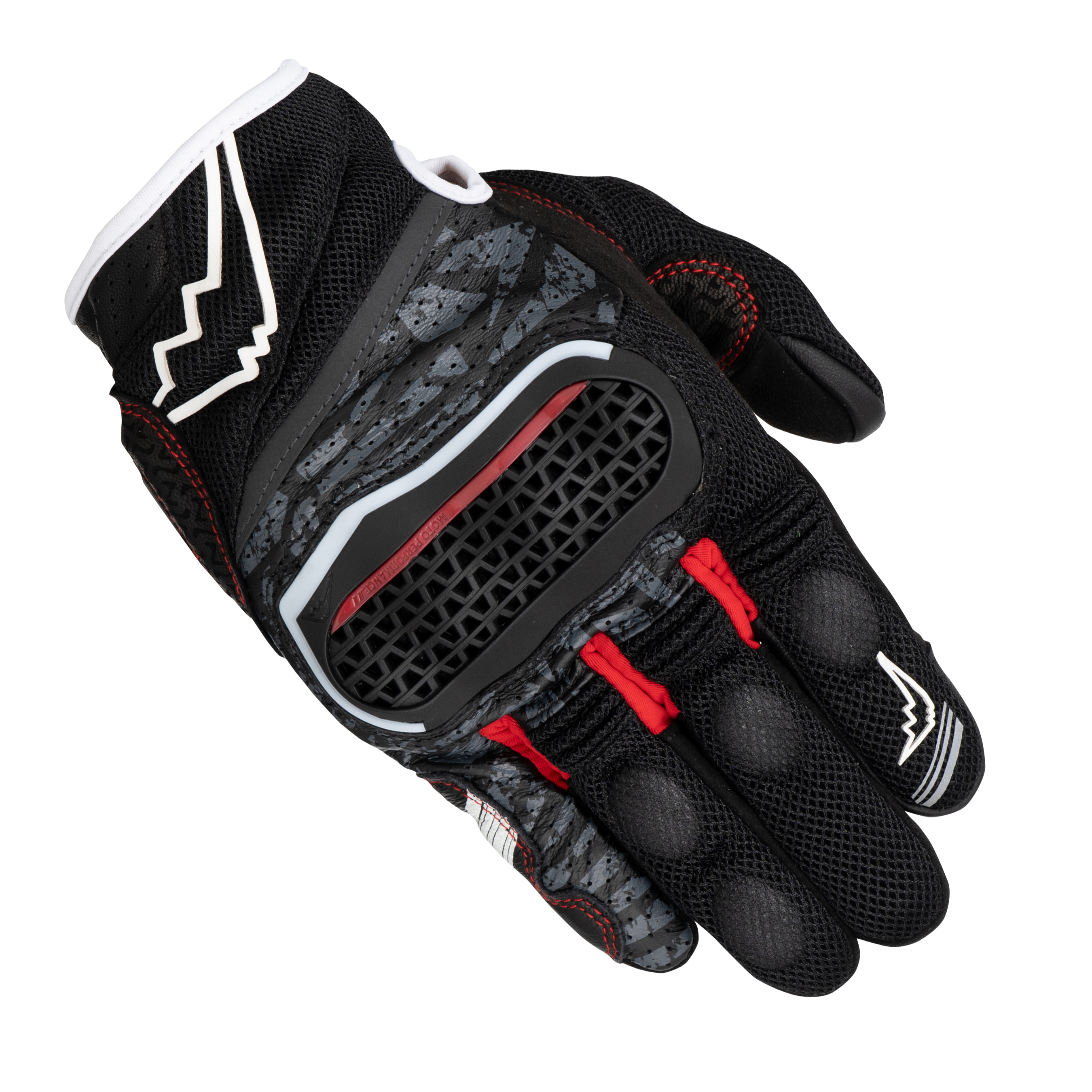 A-5377 INVENTIVE MESH GLOVE(mesh combined leather motorcycle
