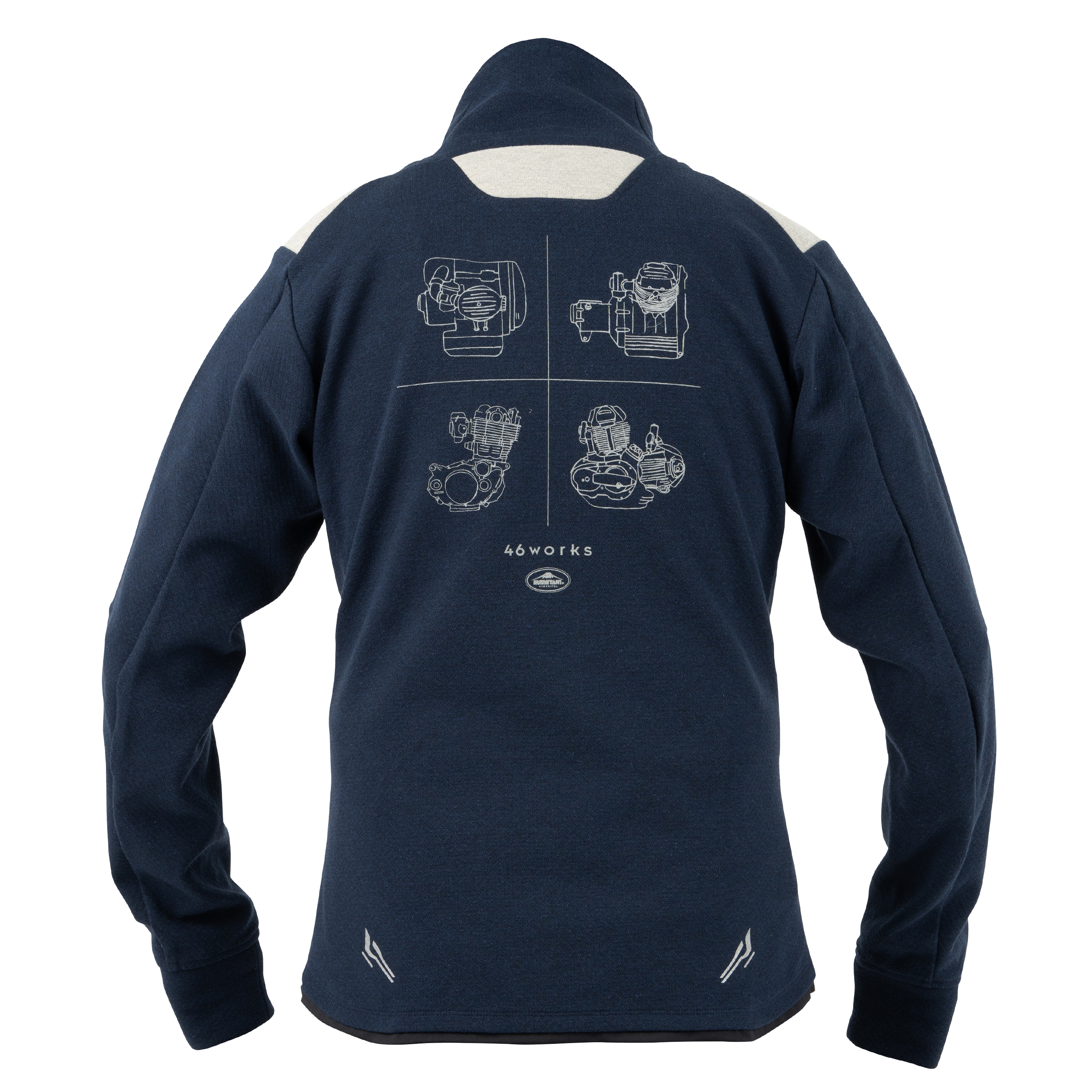 K-1357W 46works arcana track jacket( MOTORCYCLE casual JACKET FOR