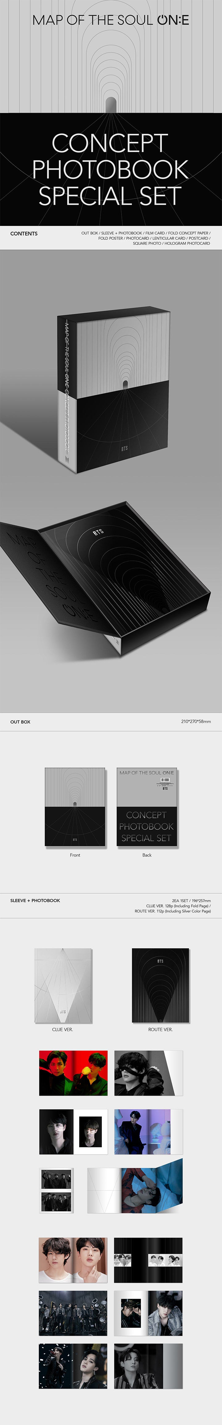 BTS - [MAP OF THE SOUL ON:E] (Concept Photobook Special SET