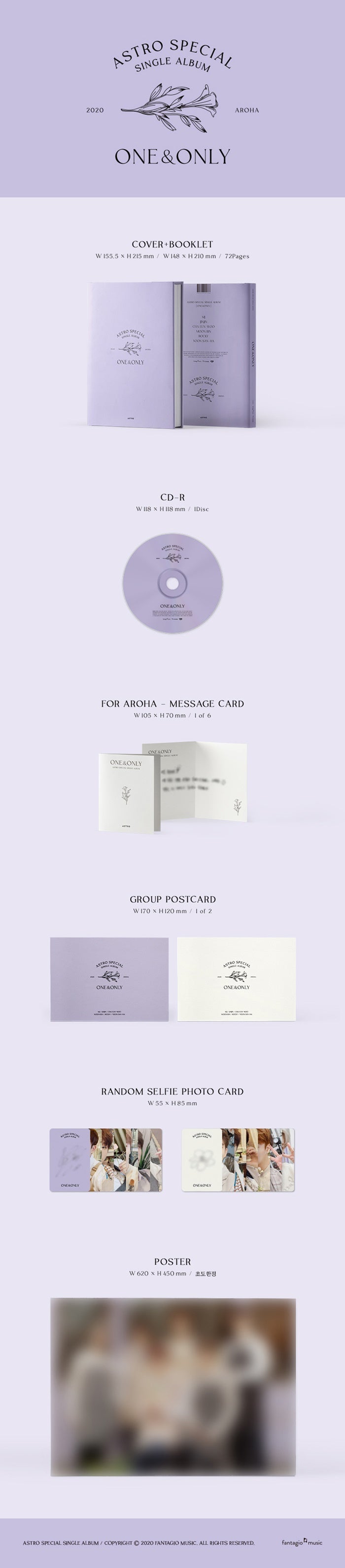 Astro - [One&Only] (Special Single Album) – kpopalbums.com