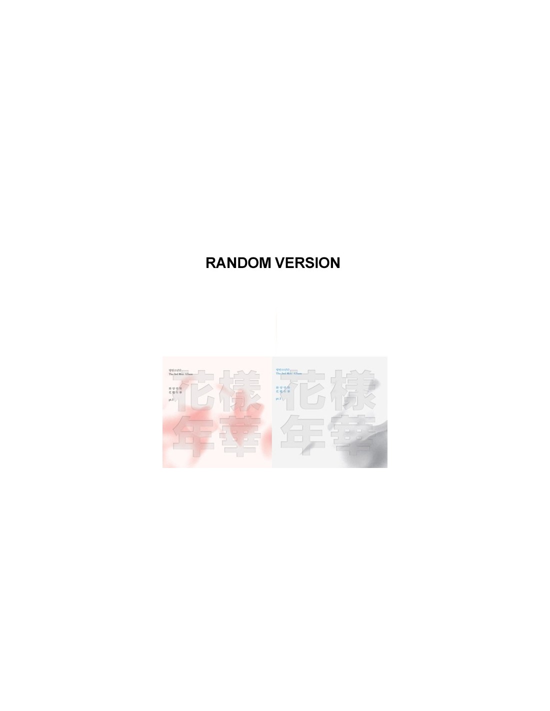 BTS 3rd Mini Album - 화양연화 pt.1 (Random Ver.) CD