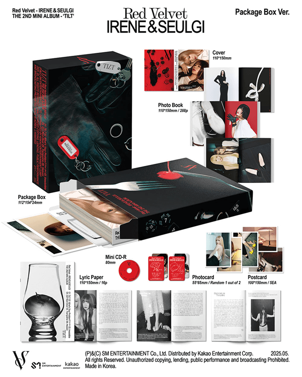 RED VELVET IRENE & SEULGI 2ND MINI ALBUM TILT (PACKAGE VER