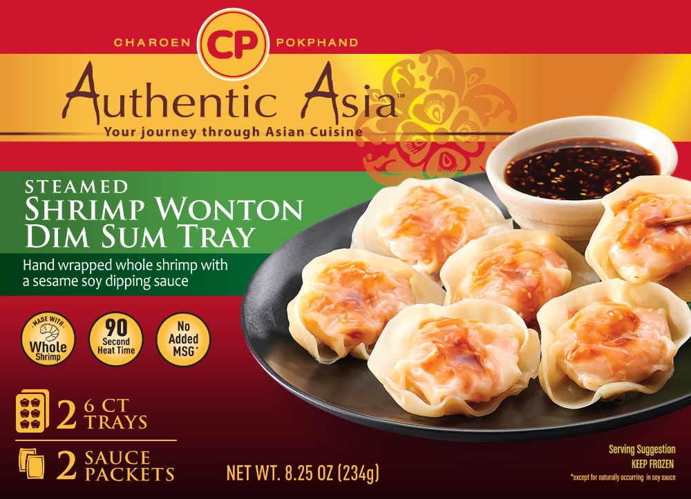 Authentic Asia Steamed Shrimp Wonton Dim Sum Tray, 8.25 oz - Ralphs