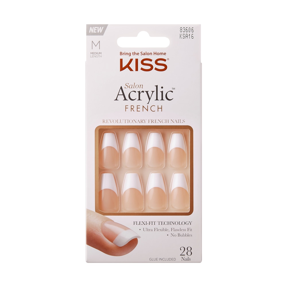 Kiss® Salon Acrylic Je Taime French Nail Kit, 28 pc - Kroger