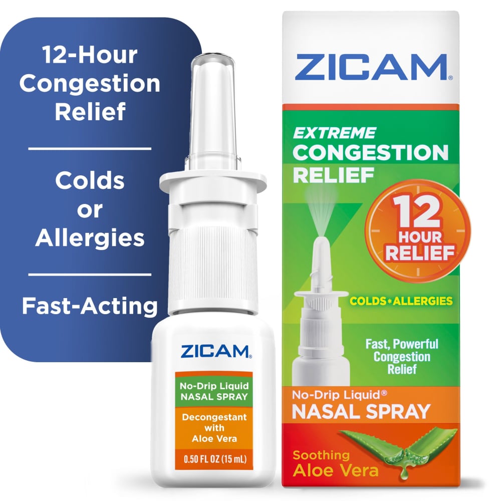 Zicam® Extreme Congestion Relief with Soothing Aloe Vera No Drip