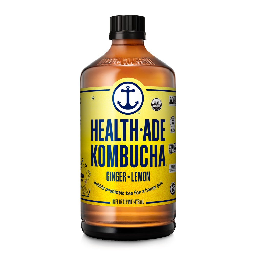 Health-Ade Kombucha® Ginger-Lemon, 16 fl oz - Food 4 Less