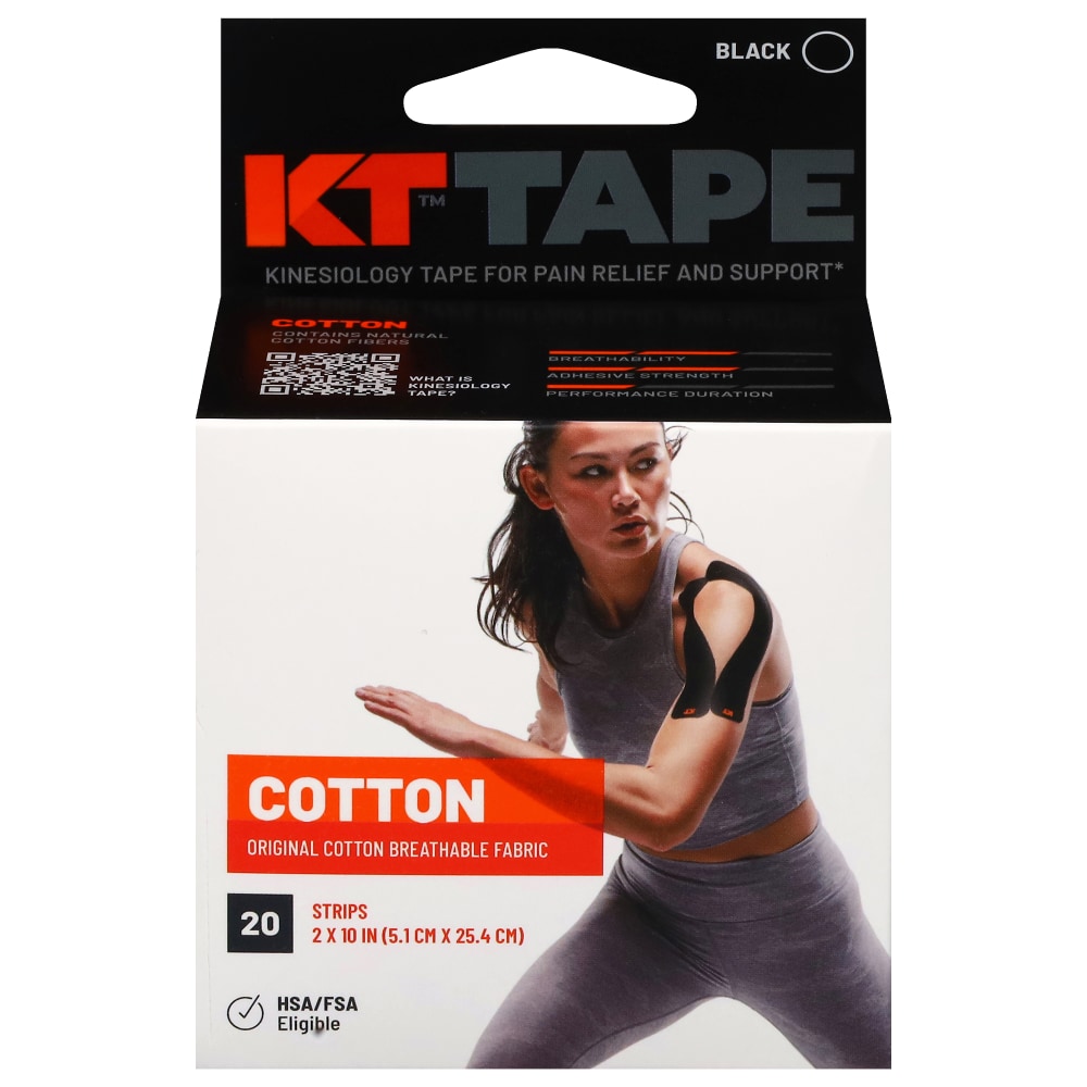 KT Tape™ Original Elastic Sports Tape - Black, 20 ct - City Market