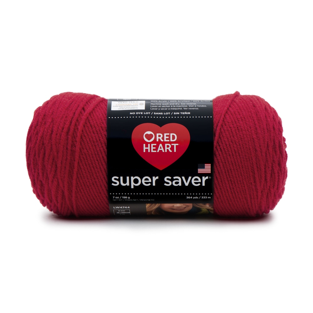 Red Heart® Super Saver® Cherry Red Yarn, 1 ct / 364 yds - Jay C