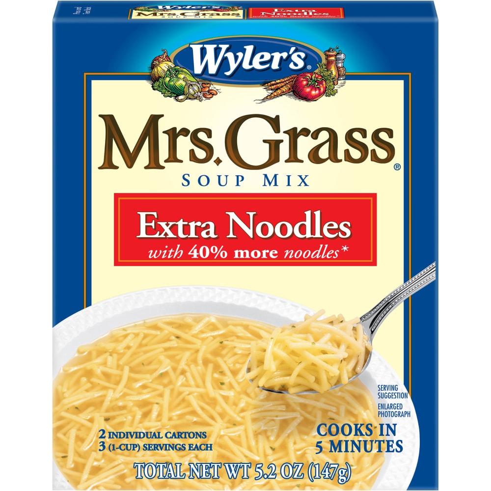 Mrs. Grass Extra Noodles Soup Mix, 2 ct - Kroger