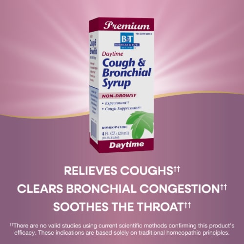 Boericke & Tafel Daytime Cough & Bronchial Homeopathic Syrup, 4 fl