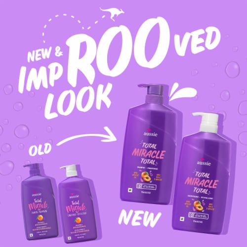 Aussie Total Miracle Shampoo and Conditioner Set with Apricot and