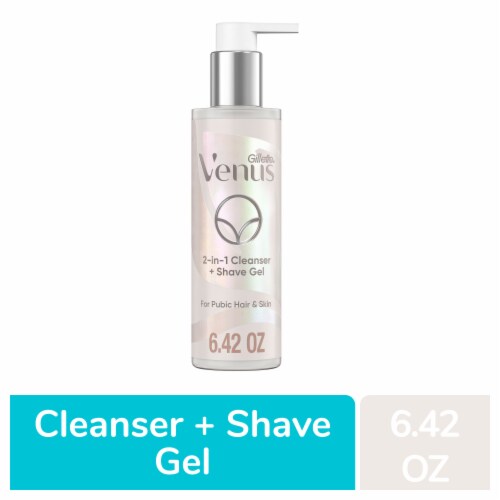 Gillette Venus Intimates 2-in-1 Cleanser + Shave Gel, 6.42 fl oz