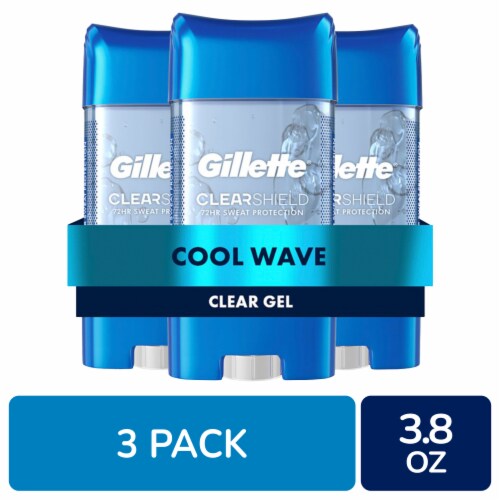 Gillette Clear Gel Antiperspirant and Deodorant for Men Cool Wave
