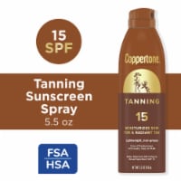 Coppertone Tanning Sunscreen Spray, Spf 15 Broad Spectrum Tanning