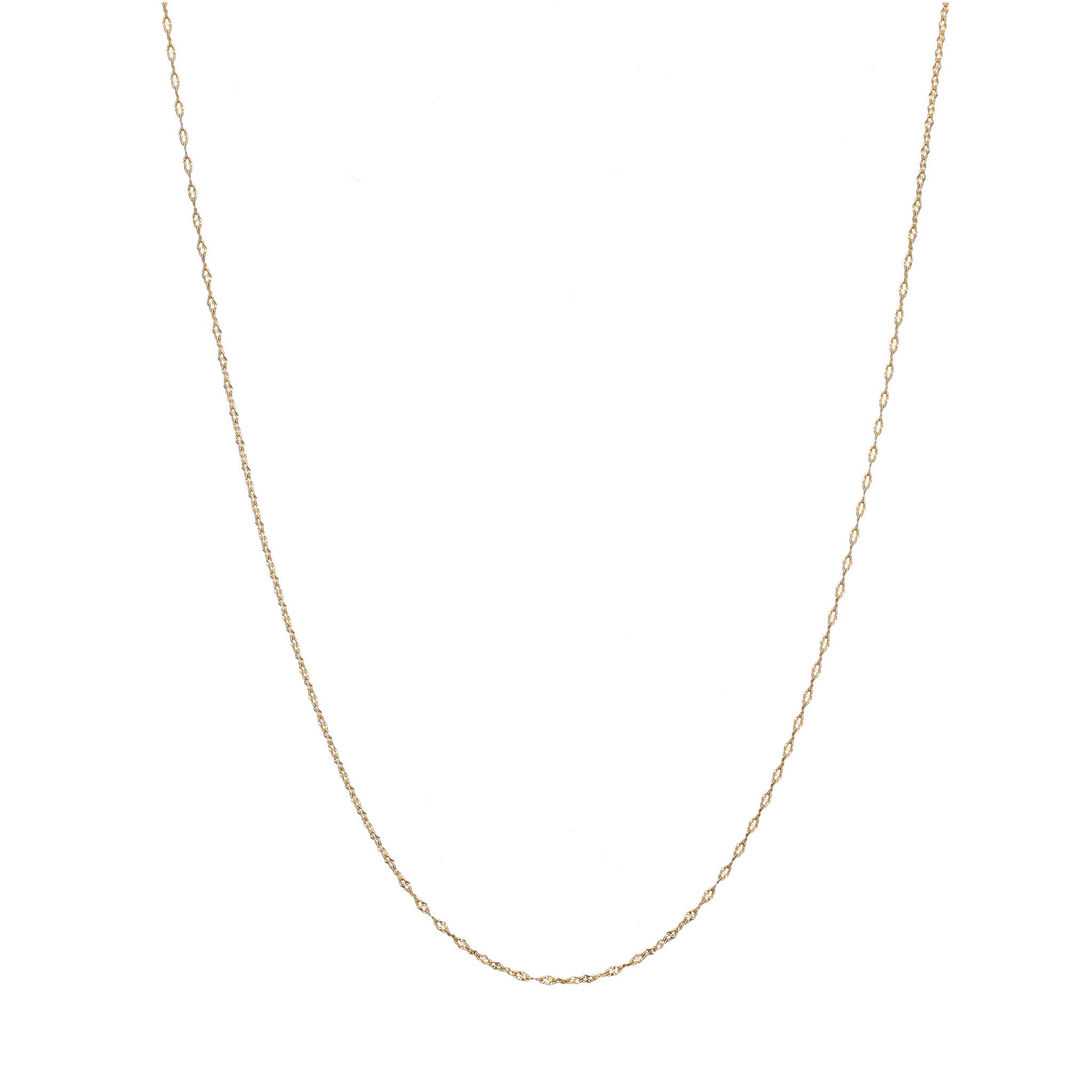 K18ネックレス(モーグルチェーン/45㎝/幅1.0mm)《WNKY4286》 | 京セラ