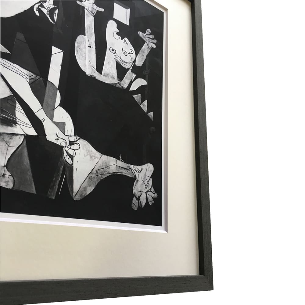 Pablo Picasso（パブロ ピカソ） Guernica アートポスター（フレーム付き）