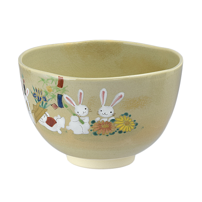 茶碗 兎の五節句 宋絢作