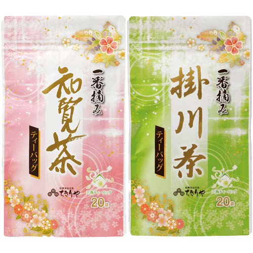 一番摘み知覧茶・掛川茶ティーバッグ2点飲み比べセット / ことよりモール
