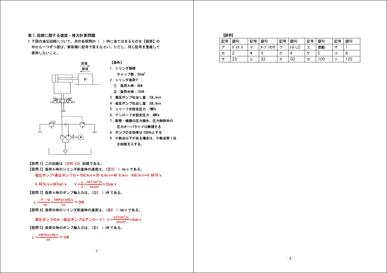 油圧装置調整技能士1級 学科・実技ペーパー問題解説CD「どんとこい