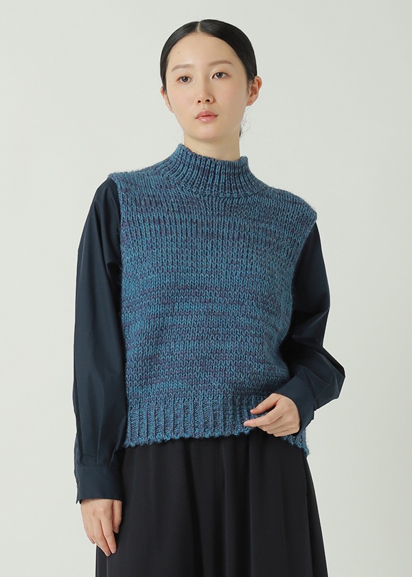 ZUCCa / S スラブMIXニット / ニット(M blue(12)): SALE| A-net ONLINE