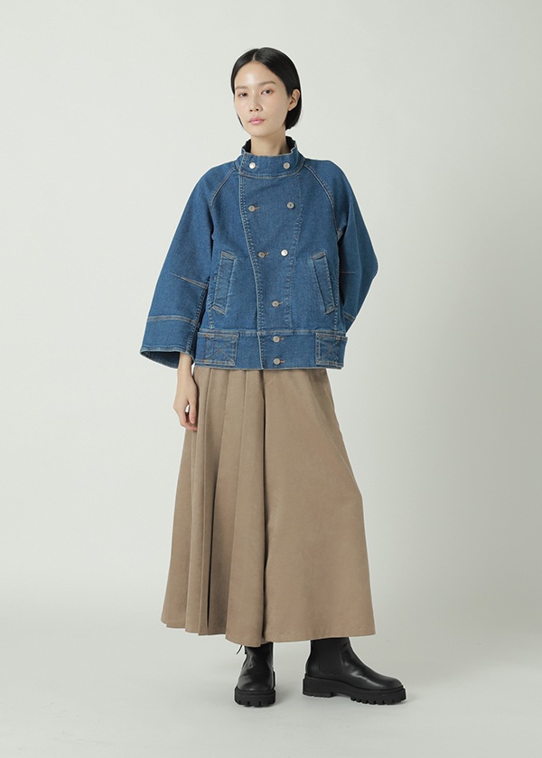 ZUCCa / S ハイパーストレッチデニム / ジャケット(M blue(12)): SALE