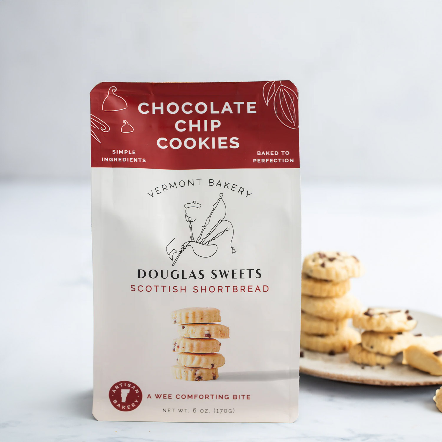 Douglas Sweets CHOCOLATE CHIP SHORTBREAD COOKIES - H.N. Williams